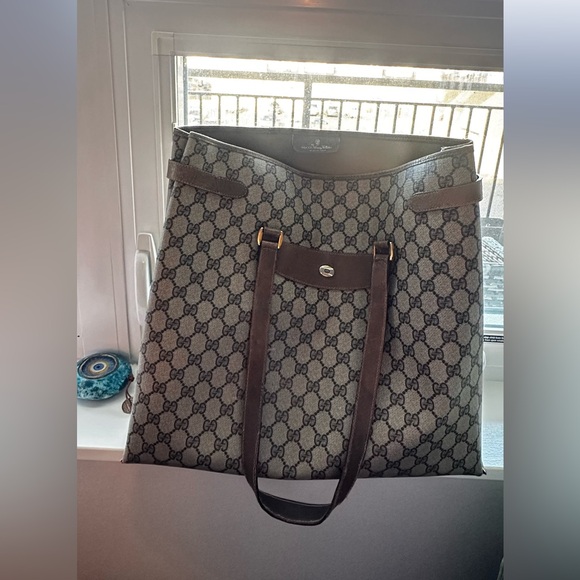 Gucci Vintage GG Supreme Leather  Tote - Picture 10 of 10